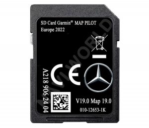 Europe Mercedes A2189062404 Sat Nav SD card GARMIN MAP PILOT V19 2023
