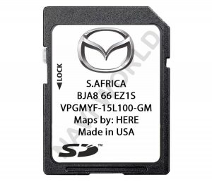Mazda South Africa BJA866EZ1S Sat Nav SD card 2024
