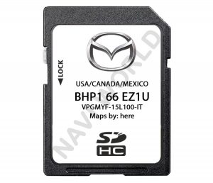 Mazda USA / Canada / Mexico BHP166EZ1U Sat Nav SD card 2024