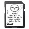 Mazda Australia New Zealand BPD966EZ1W Sat Nav SD card 2024