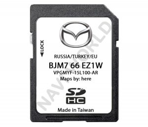 Mazda Europe BJM766EZ1W Sat Nav SD card 2024