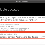 Mazda Australia / New Zealand BPD966EZ1W Sat Nav SD card 2024 photo review