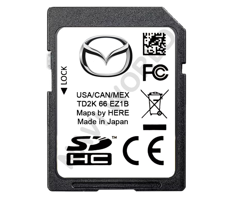 Mazda USA / Canada / Mexico TD2K66EZ1B Navigation Sat Nav SD card 2024