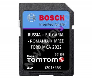 FORD MCA Sat Nav SD card Eastern Europe 2022