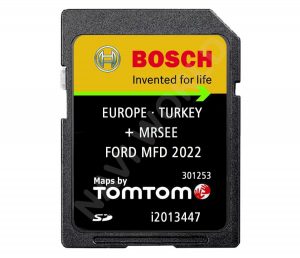 FORD MFD Sat Nav SD card Western Europe 2022
