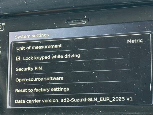 Suzuki 39921-54PA8 Sat Nav SD card Europe 2023 photo review