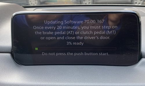 EU Mazda Connect Firmware Update 70.00.367 EU photo review