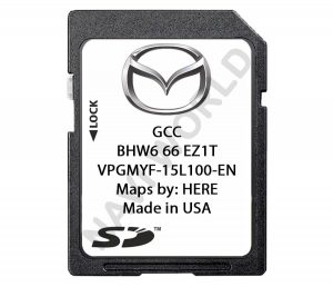 Mazda GCC Gulf Area Middle East BHW666EZ1T Sat Nav SD card 2024