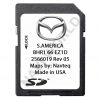 Mazda South America BHR166EZ1D Sat Nav SD card 2024