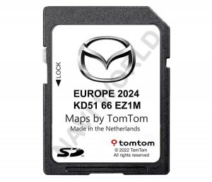 Mazda Europe KD5166EZ1M NB1 TomTom Sat Nav SD card 2024