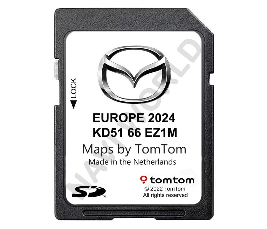 Mazda Europe KD5166EZ1M NB1 TomTom Sat Nav SD card 2024