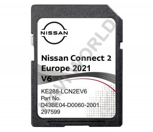 Nissan KE288-LCNKEV6 Europe Sat Nav SD card 2023 Connect 2 v6