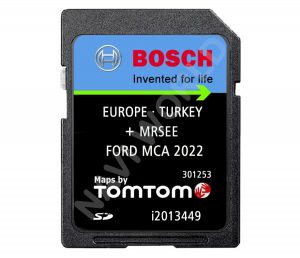 FORD MCA Sat Nav SD Card Western Europe 2022