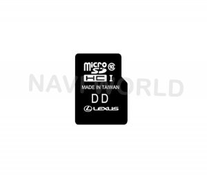 Lexus Europe Gen.8 PW675-00A83 Sat Nav micro SD card 2024-2025
