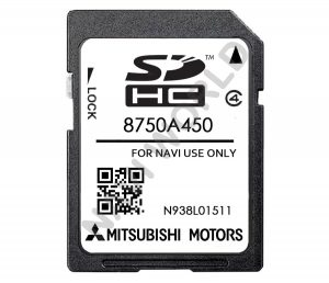 Mitsubishi 8750A450 Sat Nav SD card MMCS E11 E12 Europe 2024