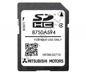 Mitsubishi 8750A594 Sat Nav SD card MMCS W15 W17 Europe 2024