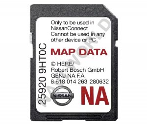 Nissan 25920-9HT0C SD card North America