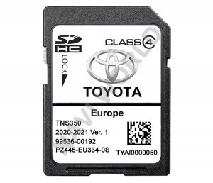 Europe Toyota PZ445-SD334-0S Sat Nav SD card TNS 350