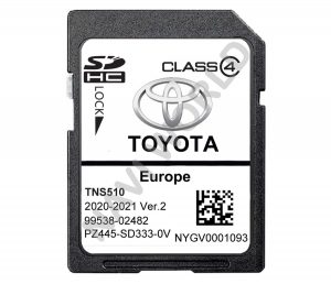 Europe Toyota PZ445-SD333-0U Sat Nav SD card TNS 510