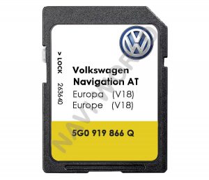 Volkswagen 5G0919866Q Sat Nav SD card Discover Media AT MIB1 Europe 2023