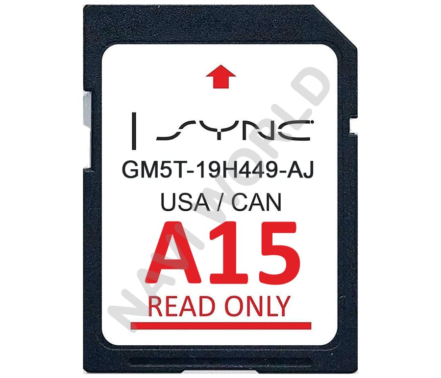 FORD A15 Sat Nav SD card SYNC2 GM5T-19H449-AJ USA Canada