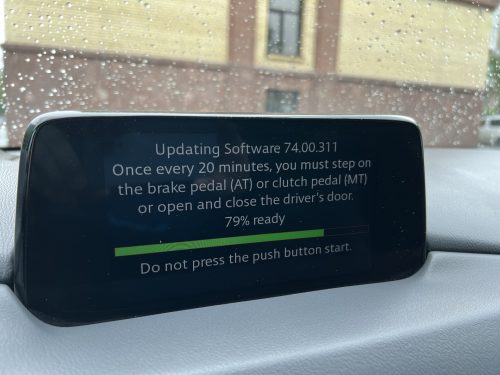EU Mazda Connect Firmware Update 74.00.324 EU photo review