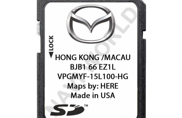 Mazda Hong Kong / Macau BJB166EZ1L Sat Nav SD card 2024
