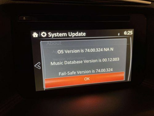 NA Mazda Connect Firmware Update 74.00.324 NA photo review