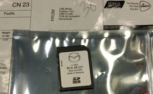 Mazda South Asia BCSL66EZ1 Sat Nav SD card  2022 photo review