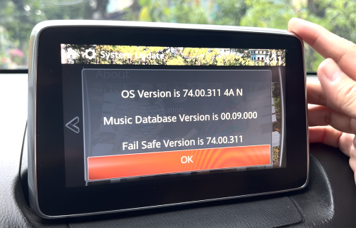 ADR Mazda Connect Firmware Update 74.00.324 ADR 4A photo review