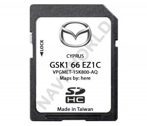 Mazda Cyprus GSK166EZ1C Sat Nav SD card 2024