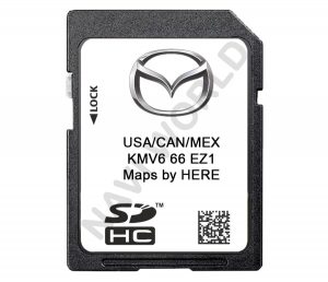 Mazda USA / Canada / Mexico KMV666EZ1 GPS Navigation Sat Nav SD Card 2024