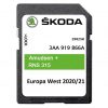 Skoda Amundsen + / RNS315 Sat Nav SD Card V12 2021