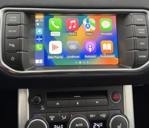 Land Rover CarPlay and Android Auto Evoque 2012-2016