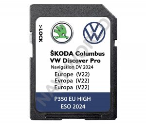 Volkswagen Discover Pro V22 Sat Nav SD card Europe 2024