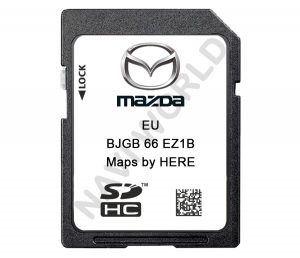 Mazda Europe Cyprus BJGB66EZ1B Sat Nav SD card 2025