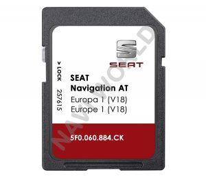 Seat 5F0060884CK Sat Nav SD card MIB1 Europe 2023