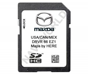 Mazda USA / Canada / Mexico DRVR66EZ1 GPS Navigation Sat Nav SD card 2024