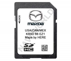 Mazda USA / Canada / Mexico KR9D66EZ1 GPS Navigation Sat Nav SD Card 2024