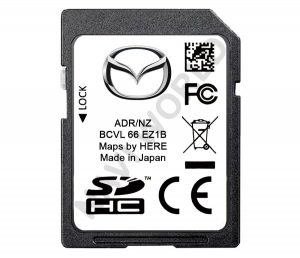 Mazda Australia New Zealand BCVL66EZ1B Sat Nav SD card 2024