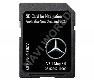 Australia / New Zealand Mercedes A2059061407 Sat Nav SD card GARMIN MAP PILOT V8 2023 FINAL VERSION
