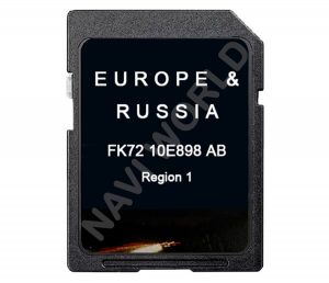 Land Rover FK72-10E898-AG Sat Nav SD card Europe UK Ireland