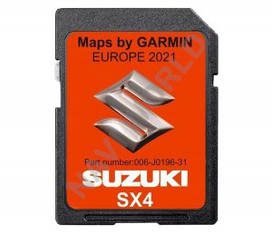 Suzuki Garmin Sat Nav SD card Europe 2022